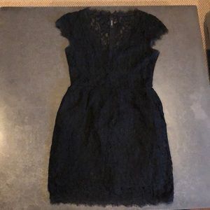 Black lace babaton dress